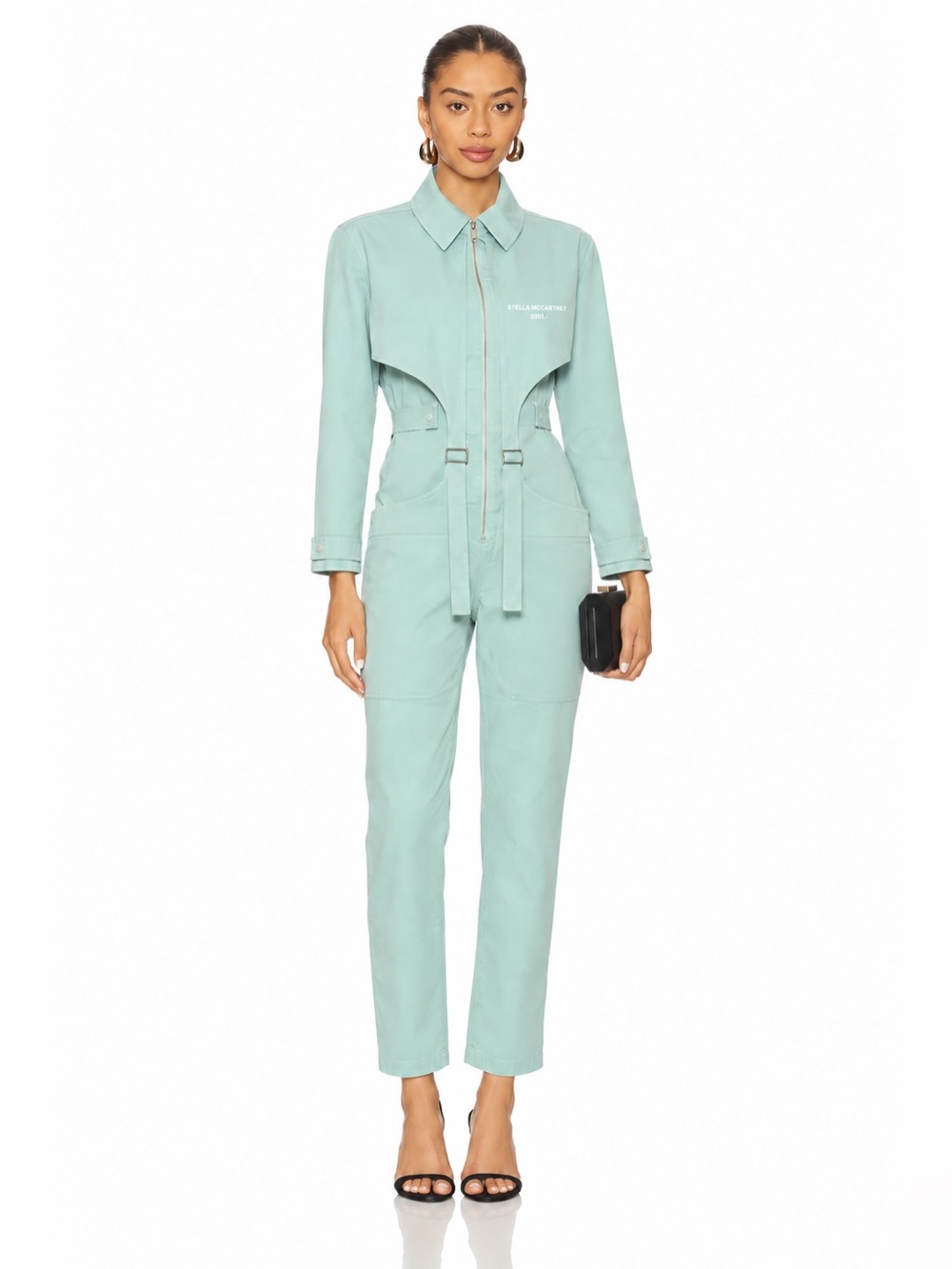 Stella McCartney Revolve FWRD Paloma Mint Utility Jumpsuit